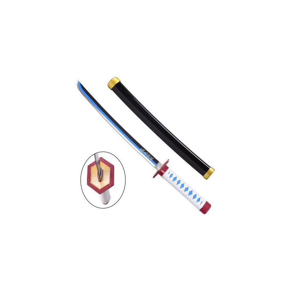DEMON SLAYER GIYU TOMIOKA MINI KATANA IN BAMBOO REPLICA 45CM