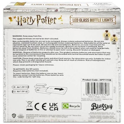 BLUE SKY STUDIOS HARRY POTTER LED POTION STRING LIGHTS