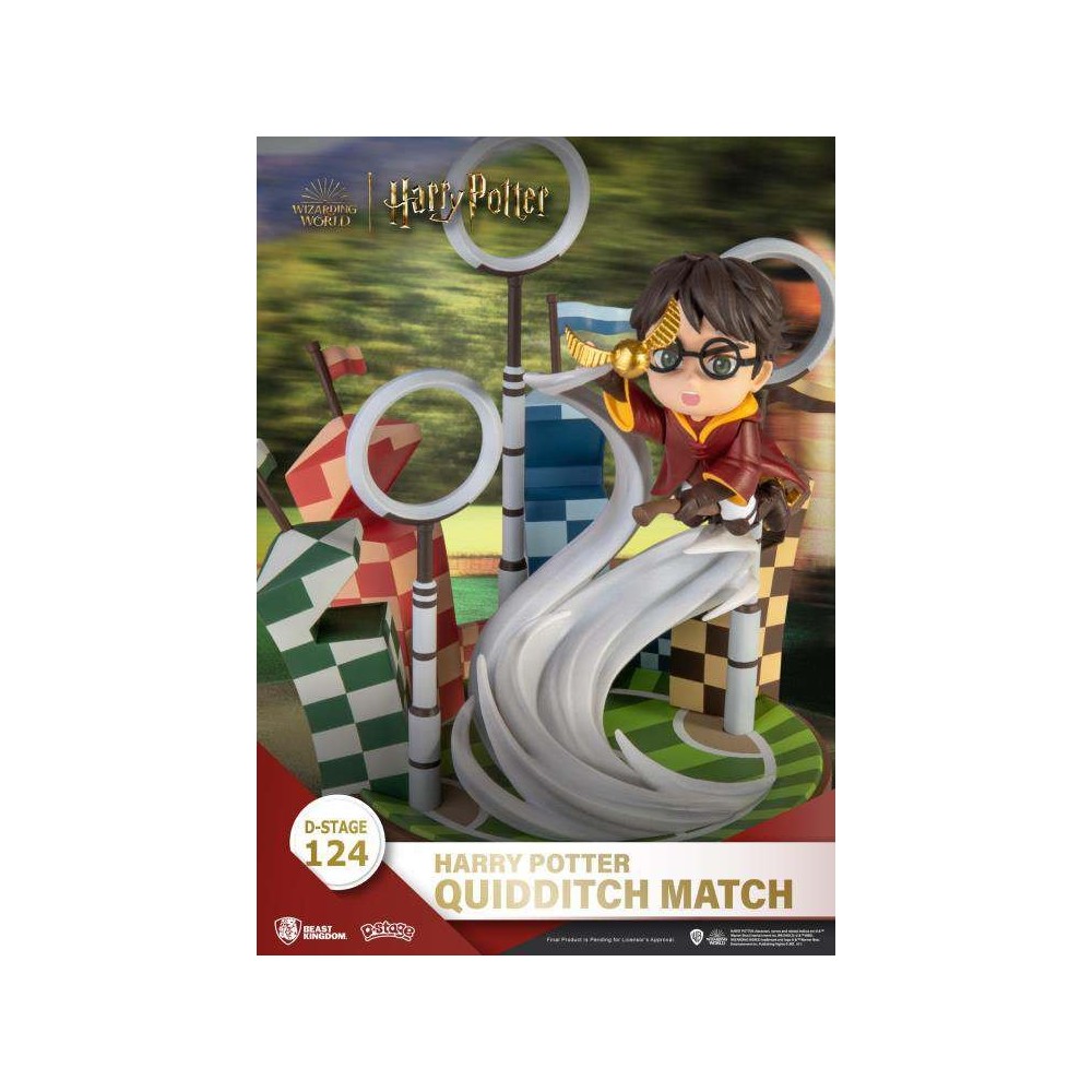 BEAST KINGDOM D-STAGE 124 HARRY POTTER QUIDDITCH MATCH DIORAMA STATUE FIGURE