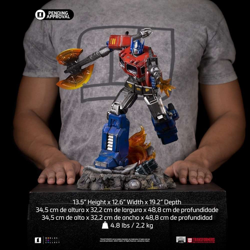 IRON STUDIOS TRANSFORMERS OPTIMUS PRIME DEMI ART SCALE 1/20 STATUE RESIN FIGURE