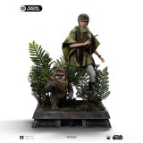 IRON STUDIOS STAR WARS EPISODE VI LEIA AND WICKET ART SCALE 1/10 RESIN STATUE FIGURE