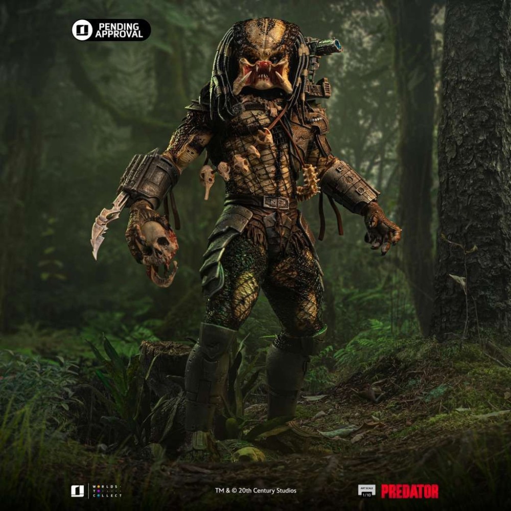 IRON STUDIOS PREDATOR JUNGLE PREDATOR ART SCALE 1/10 RESIN STATUE FIGURE