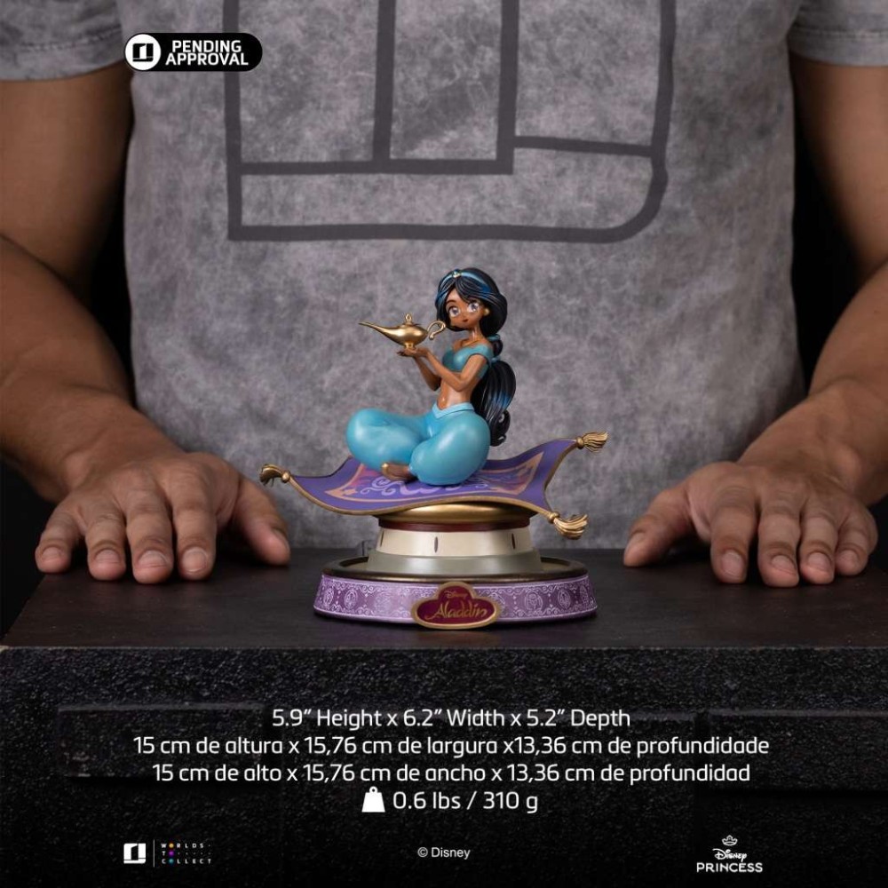 DISNEY'S ANIME PRINCESS JASMINE STATUA FIGURE IRON STUDIOS