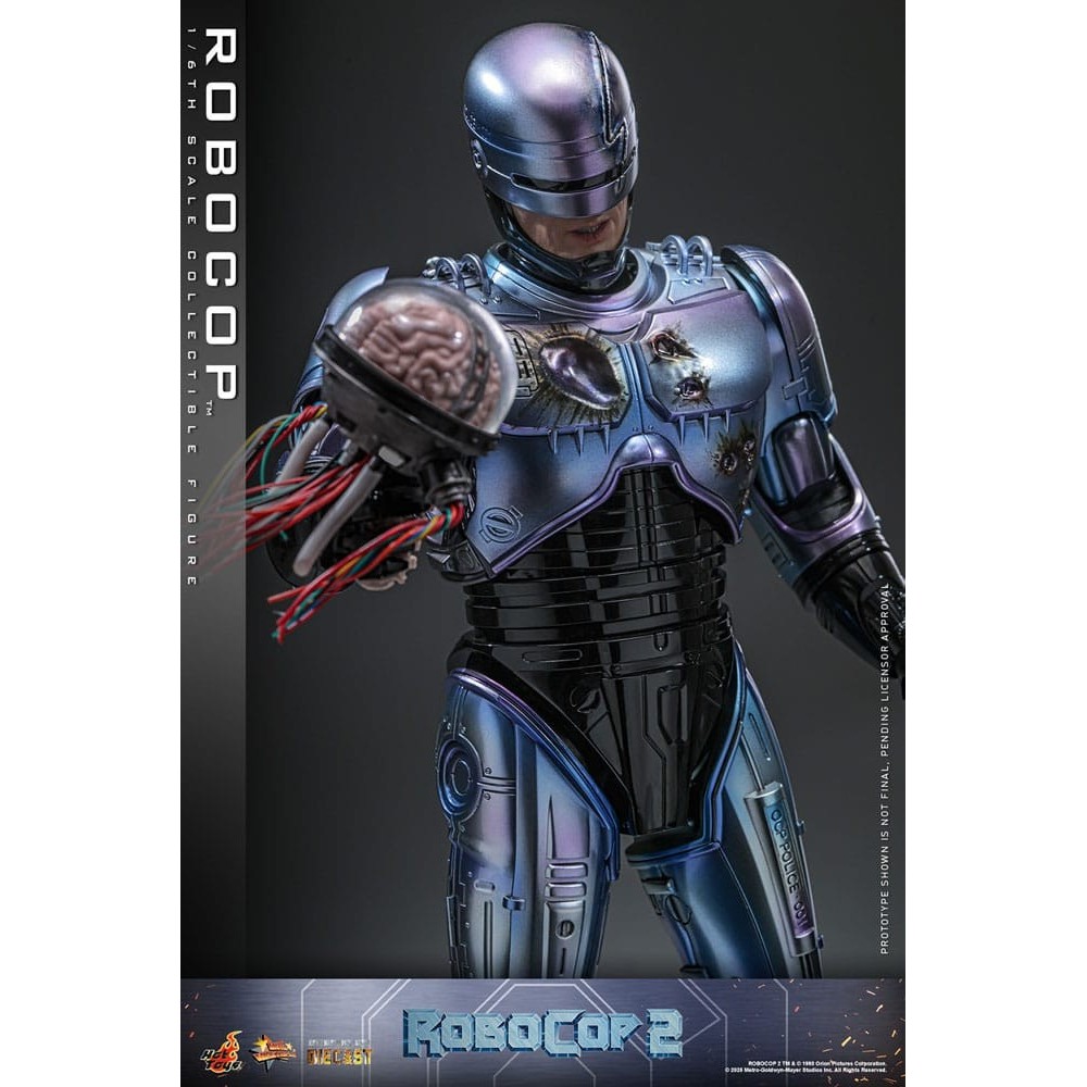 HOT TOYS ROBOCOP 2 MOVIE MASTERPIECE ROBOCOP DIECAST 1/6 30CM ACTION FIGURE