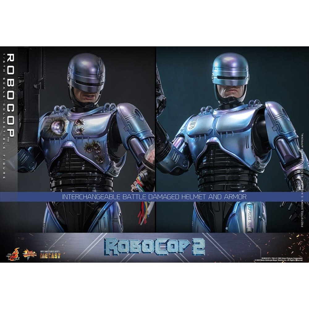 ROBOCOP 2 MOVIE MASTERPIECE DIECAST 30CM ACTION FIGURE HOT TOYS