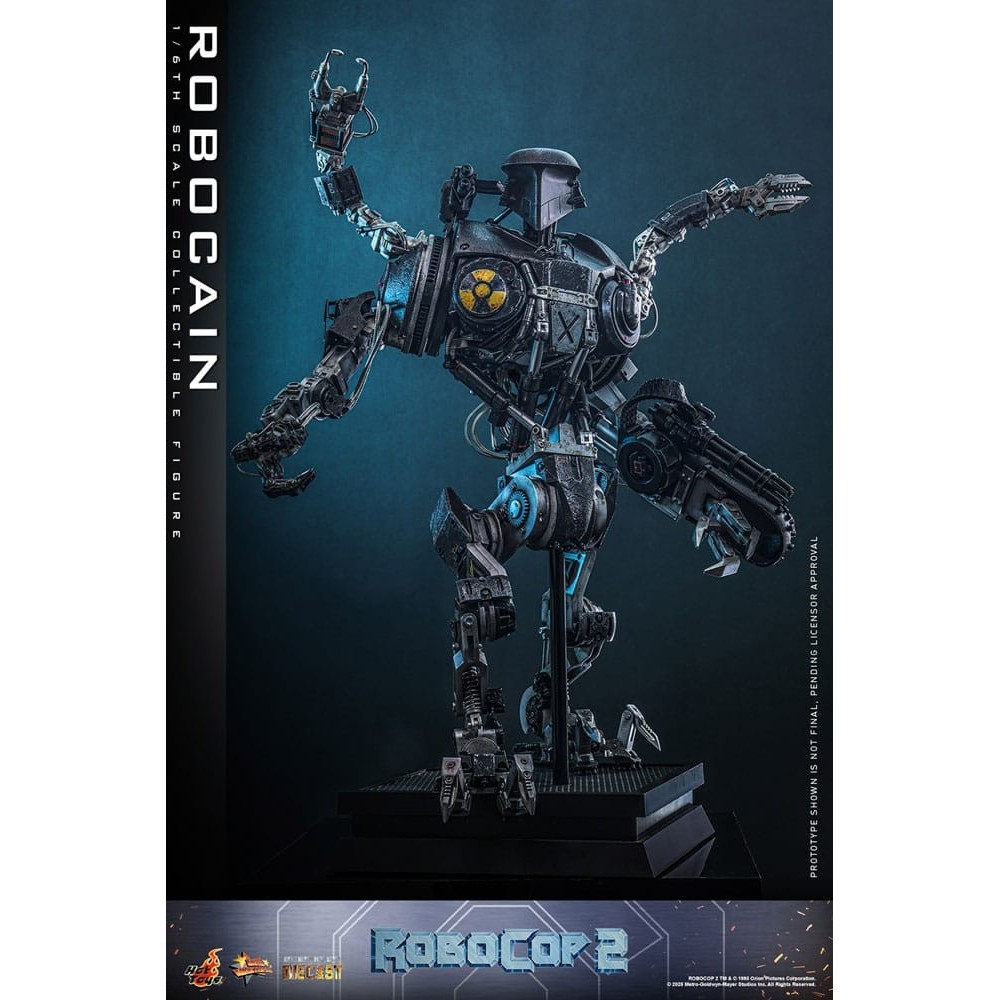 ROBOCOP 2 MOVIE MASTERPIECE DIECAST ROBOCAIN 40CM ACTION FIGURE HOT TOYS