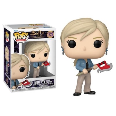 FUNKO FUNKO POP! TELEVISION BUFFY THE VAMPIRE SLAYER WITH SCYTHE BOBBLE HEAD PVC FIGURE