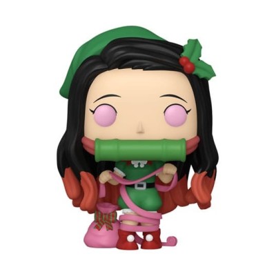 FUNKO POP! DEMON SLAYER NEZUKO KAMADO HOLIDAY BOBBLE HEAD FIGURE FUNKO
