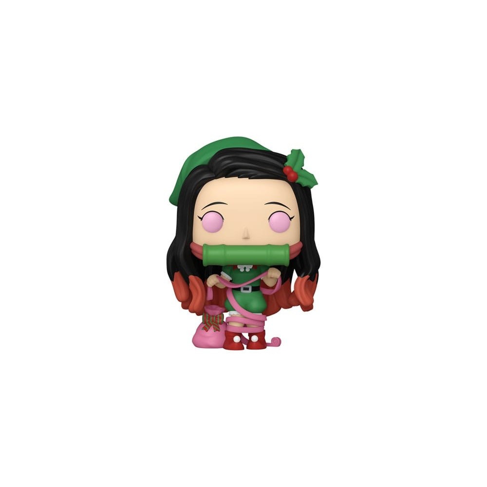 FUNKO FUNKO POP! PLUS DEMON SLAYER NEZUKO KAMADO HOLIDAY VER. BOBBLE HEAD FIGURE