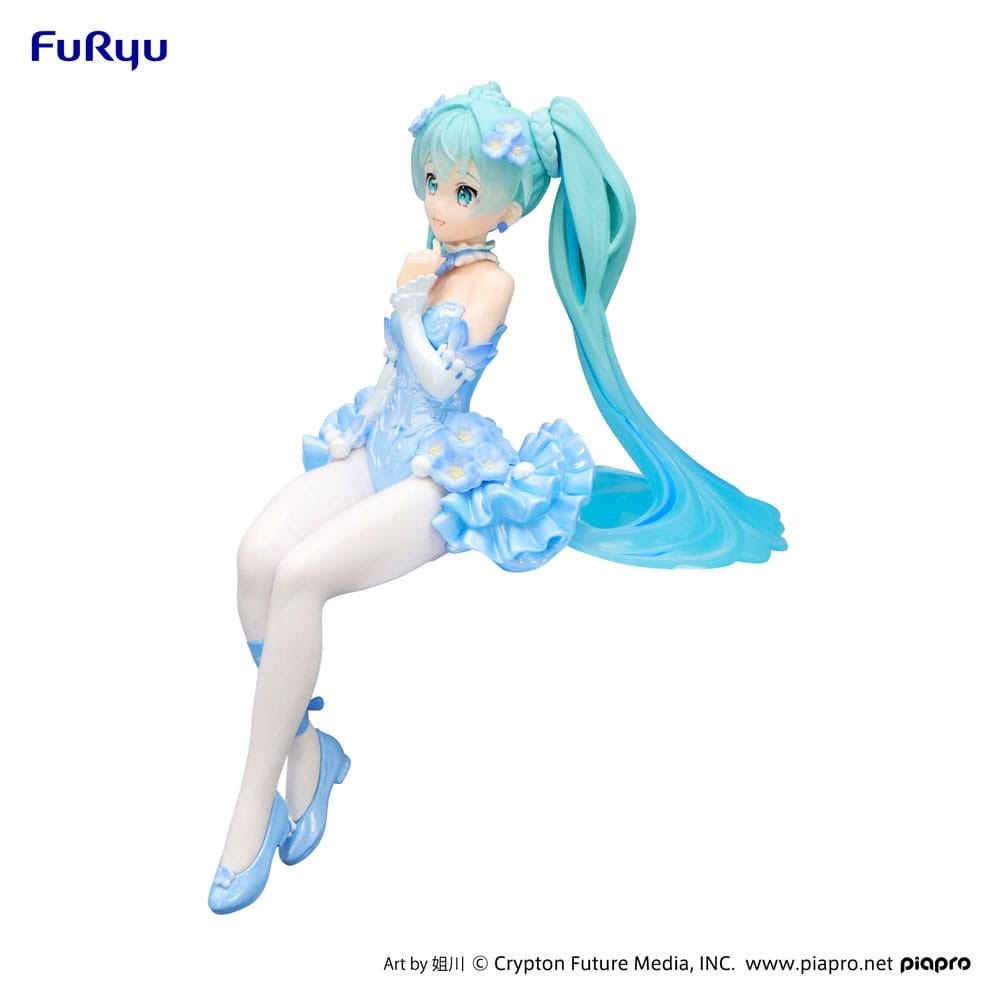 HATSUNE MIKU FLOWER FAIRY NEMOPHILA PAIL BLUE NOODLE STOPPER FIGURE STATUA FURYU
