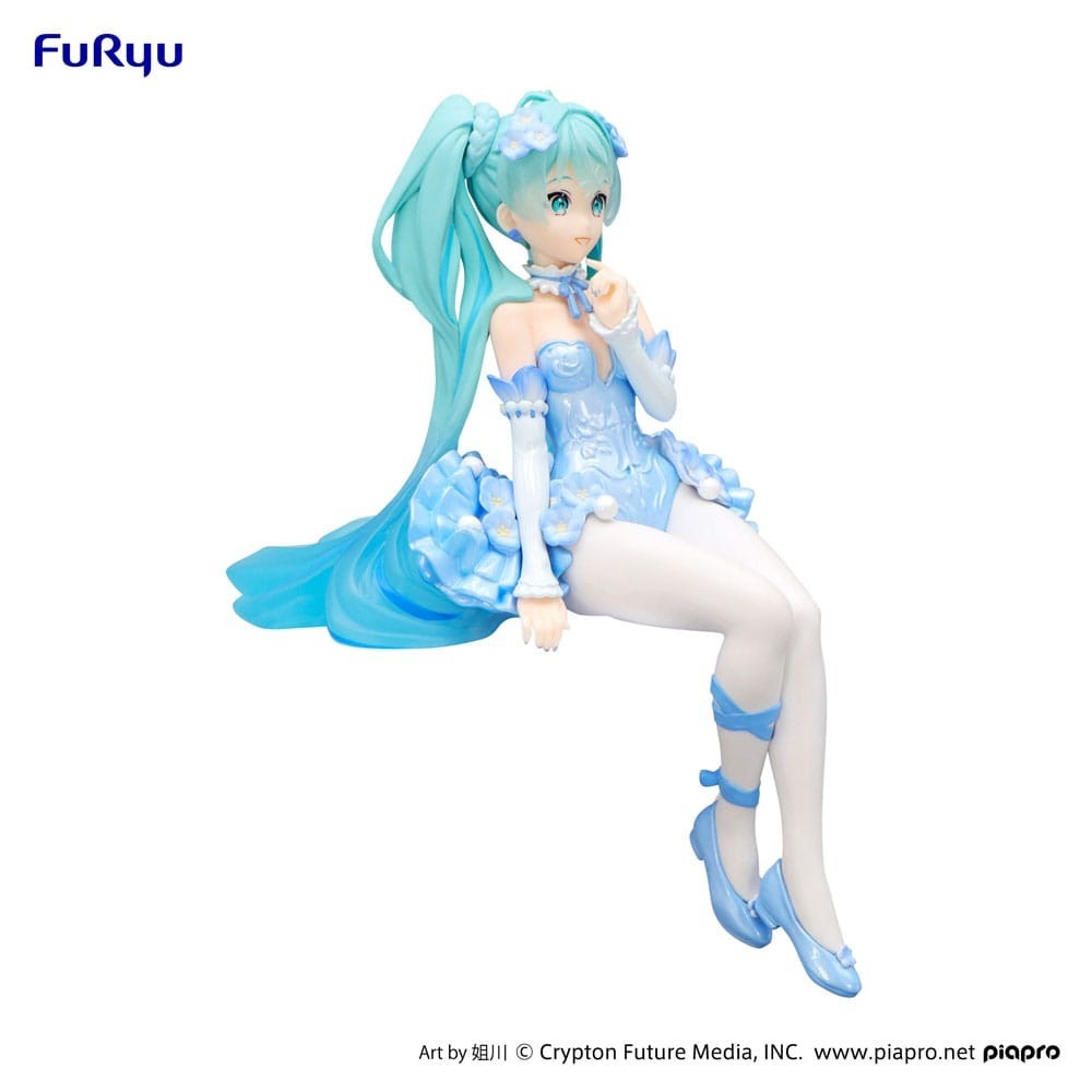 HATSUNE MIKU FLOWER FAIRY NEMOPHILA PAIL BLUE NOODLE STOPPER FIGURE STATUA FURYU