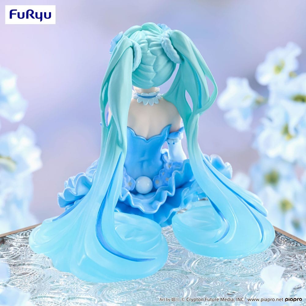 HATSUNE MIKU FLOWER FAIRY NEMOPHILA PAIL BLUE NOODLE STOPPER FIGURE STATUA FURYU