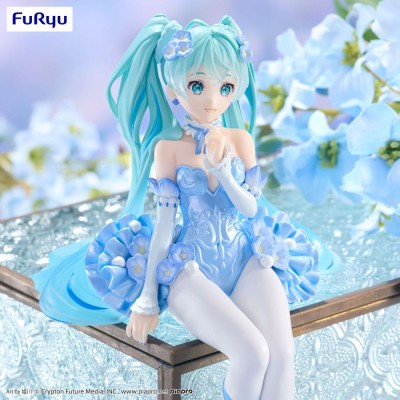 FURYU HATSUNE MIKU FLOWER FAIRY NEMOPHILA PAIL BLUE VER. NOODLE STOPPER FIGURE STATUE
