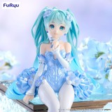 FURYU HATSUNE MIKU FLOWER FAIRY NEMOPHILA PAIL BLUE VER. NOODLE STOPPER FIGURE STATUE