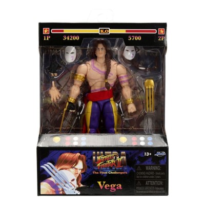 ULTRA STREET FIGHTER II VEGA ACTION FIGURE JADA TOYS
