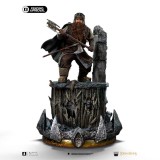 IRON STUDIOS THE LORD OF THE RINGS GIMLI UNLEASHED ART SCALE 1/10 STATUE FIGURE