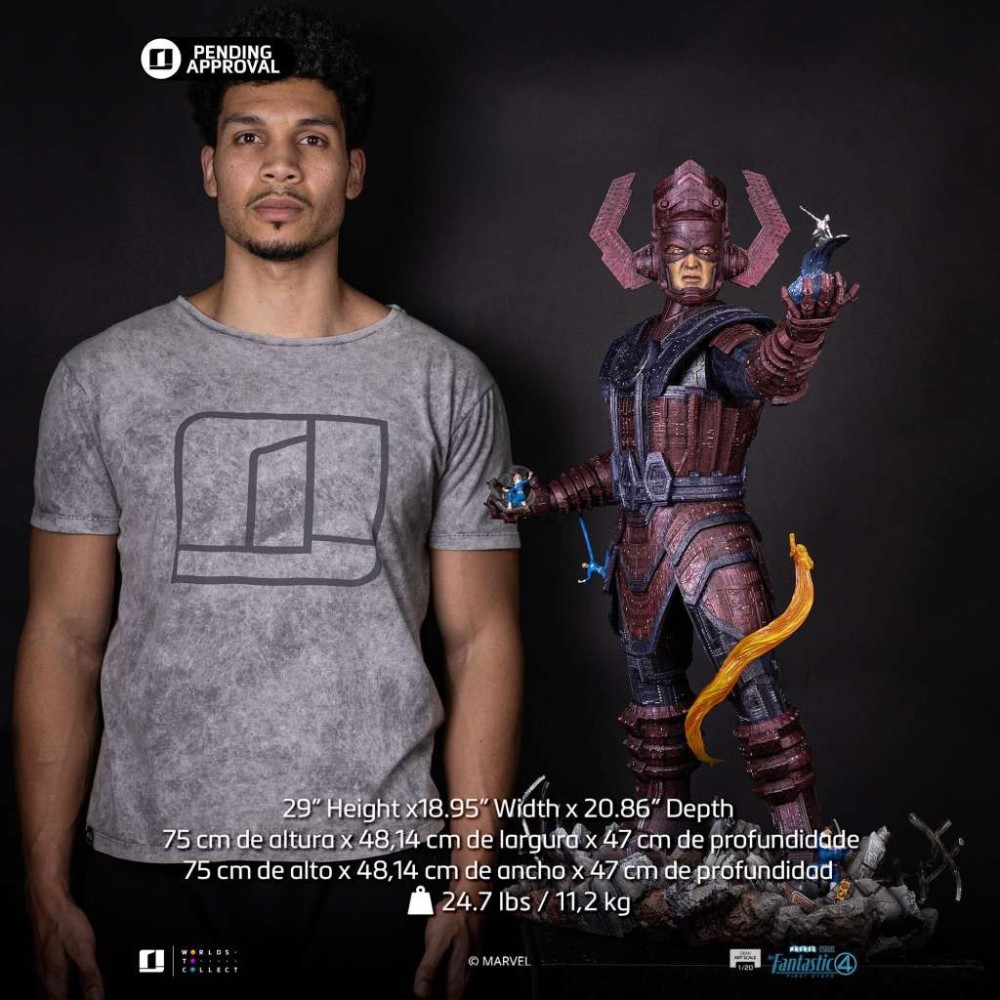 IRON STUDIOS FANTASTIC FOUR GALACTUS BATTLE DIORAMA DEMI ART SCALE 1/20 STATUE FIGURE