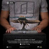 JURASSIC WORLD REBIRTH SPINOSAURUS ICONS STATUA IN RESINA FIGURE IRON STUDIOS