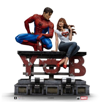 IRON STUDIOS SPIDER-MAN AND MJ 1/6 SCALE DIORAMA RESIN STATUE FIGURE