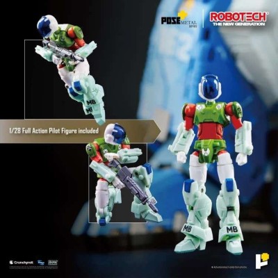 ROBOTECH POSE + METAL SERIES 1/28 VAF-6C COMBAT ALPHA ACTION FIGURE TOYNAMI