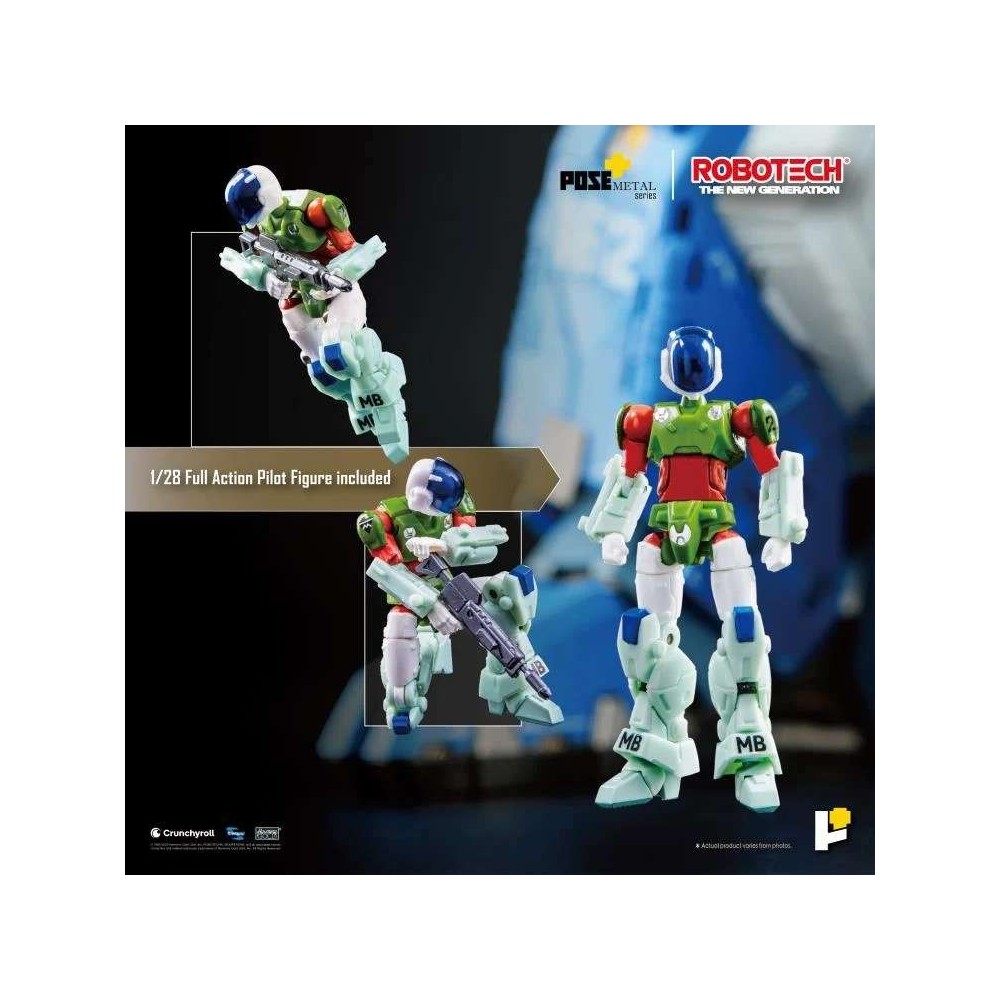 ROBOTECH POSE + METAL SERIES 1/28 VAF-6C COMBAT ALPHA ACTION FIGURE TOYNAMI