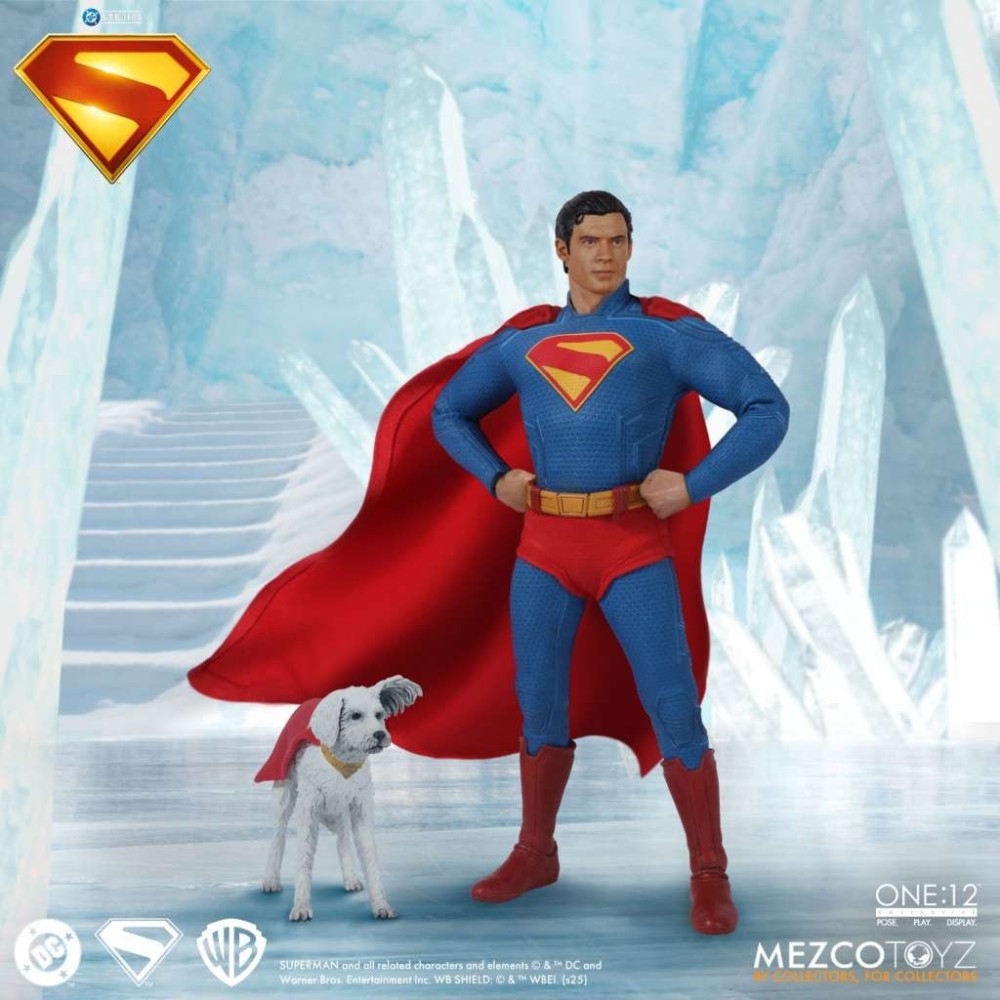 MEZCO TOYS SUPERMAN THE MOVIE ONE:12 COLLECTIVE PVC ACTION FIGURE