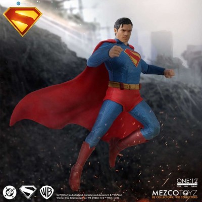 MEZCO TOYS SUPERMAN THE MOVIE ONE:12 COLLECTIVE PVC ACTION FIGURE