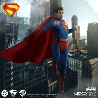 MEZCO TOYS SUPERMAN THE MOVIE ONE:12 COLLECTIVE PVC ACTION FIGURE