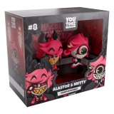 YOUTOOZ HAZBIN HOTEL ALASTOR AND NIFFTY MONITOR BUDDIEZ VINYL FIGURES