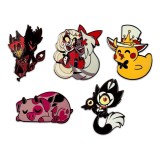 YOUTOOZ HAZBIN HOTEL ENAMEL PINS SET