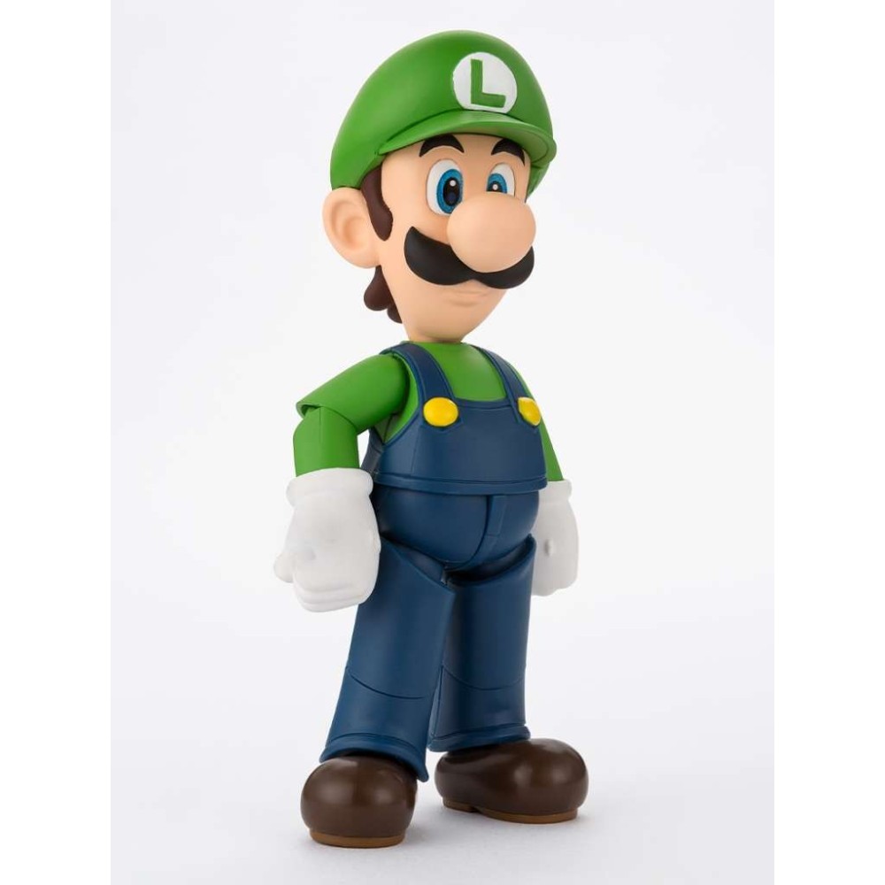 BANDAI SUPER MARIO BROS LUIGI S.H. FIGUARTS SERIES PVC ACTION FIGURE