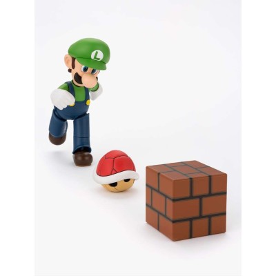 BANDAI SUPER MARIO BROS LUIGI S.H. FIGUARTS SERIES PVC ACTION FIGURE