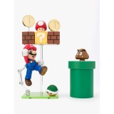 BANDAI SUPER MARIO BROS PLAYSET S.H. FIGUARTS SERIES PVC ACTION FIGURE