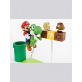 BANDAI SUPER MARIO BROS PLAYSET S.H. FIGUARTS SERIES PVC ACTION FIGURE