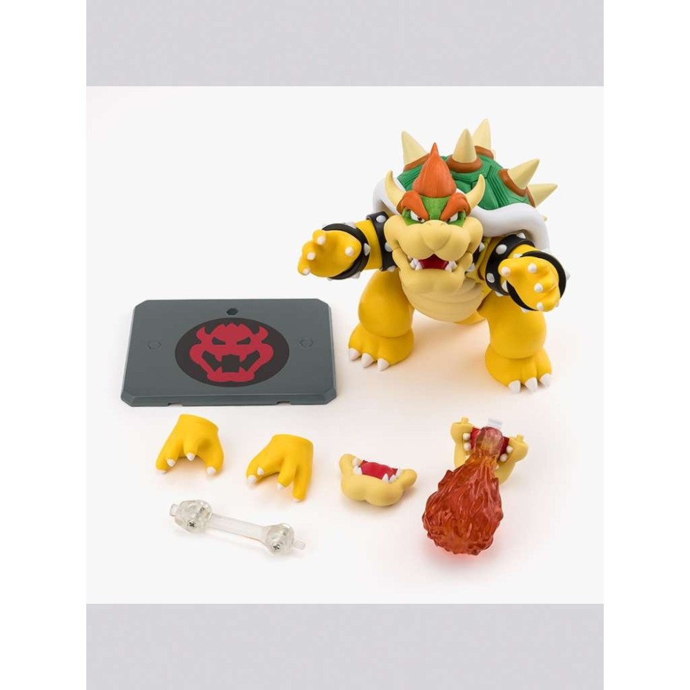 BANDAI SUPER MARIO BROS BOWSER S.H. FIGUARTS SERIES PVC ACTION FIGURE