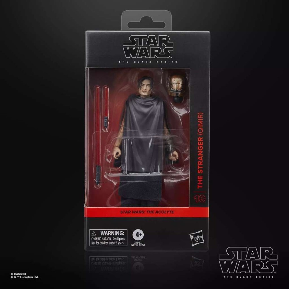 HASBRO STAR WARS THE BLACK SERIES THE STRANGER QIMIR PVC ACTION FIGURE