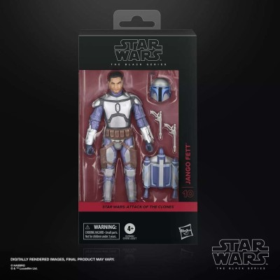 HASBRO STAR WARS THE BLACK SERIES JANGO FETT PVC ACTION FIGURE