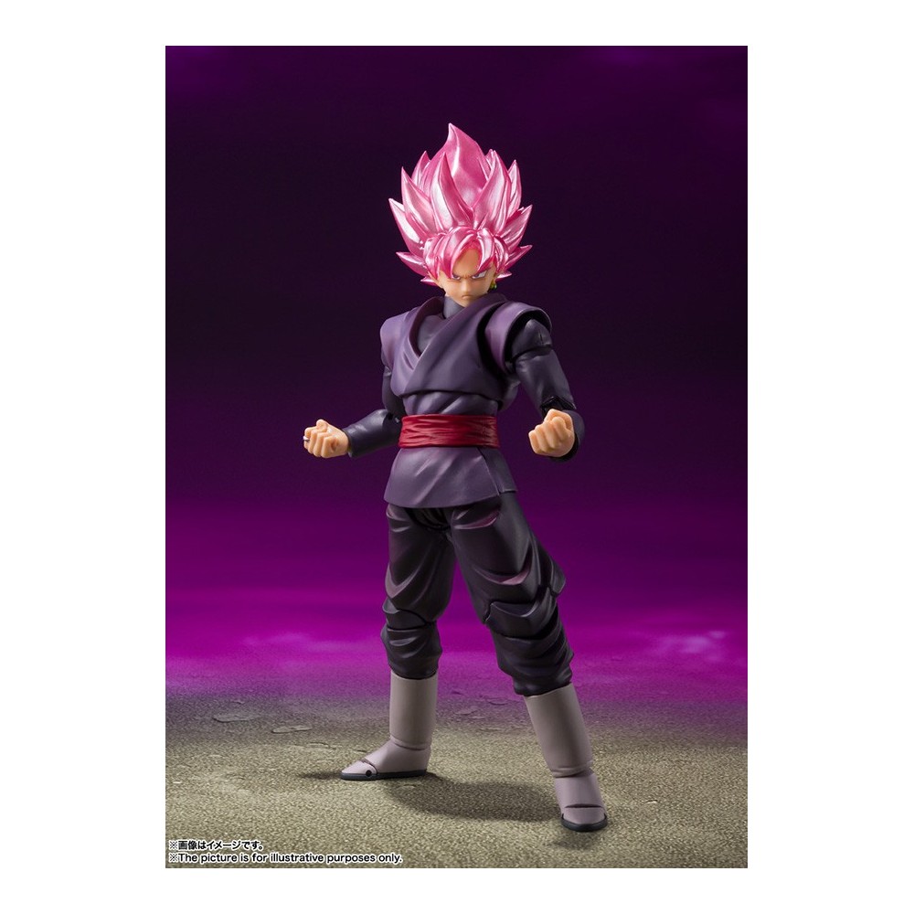 DRAGON BALL SUPER GOKU BLACK SUPER SAIYAN ROSE S.H. FIGUARTS ACTION FIGURE BANDAI