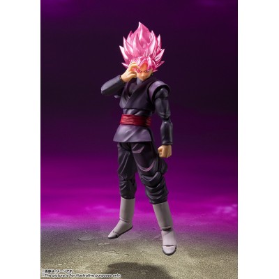 BANDAI DRAGON BALL SUPER GOKU BLACK SUPER SAIYAN ROSE S.H. FIGUARTS SERIES PVC ACTION FIGURE