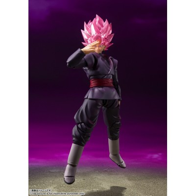 BANDAI DRAGON BALL SUPER GOKU BLACK SUPER SAIYAN ROSE S.H. FIGUARTS SERIES PVC ACTION FIGURE