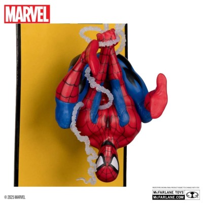 MC FARLANE MARVEL COLLECTION PVC STATUE SPIDER-MAN CORNER BOX 1/10 SCALE STATUE FIGURE