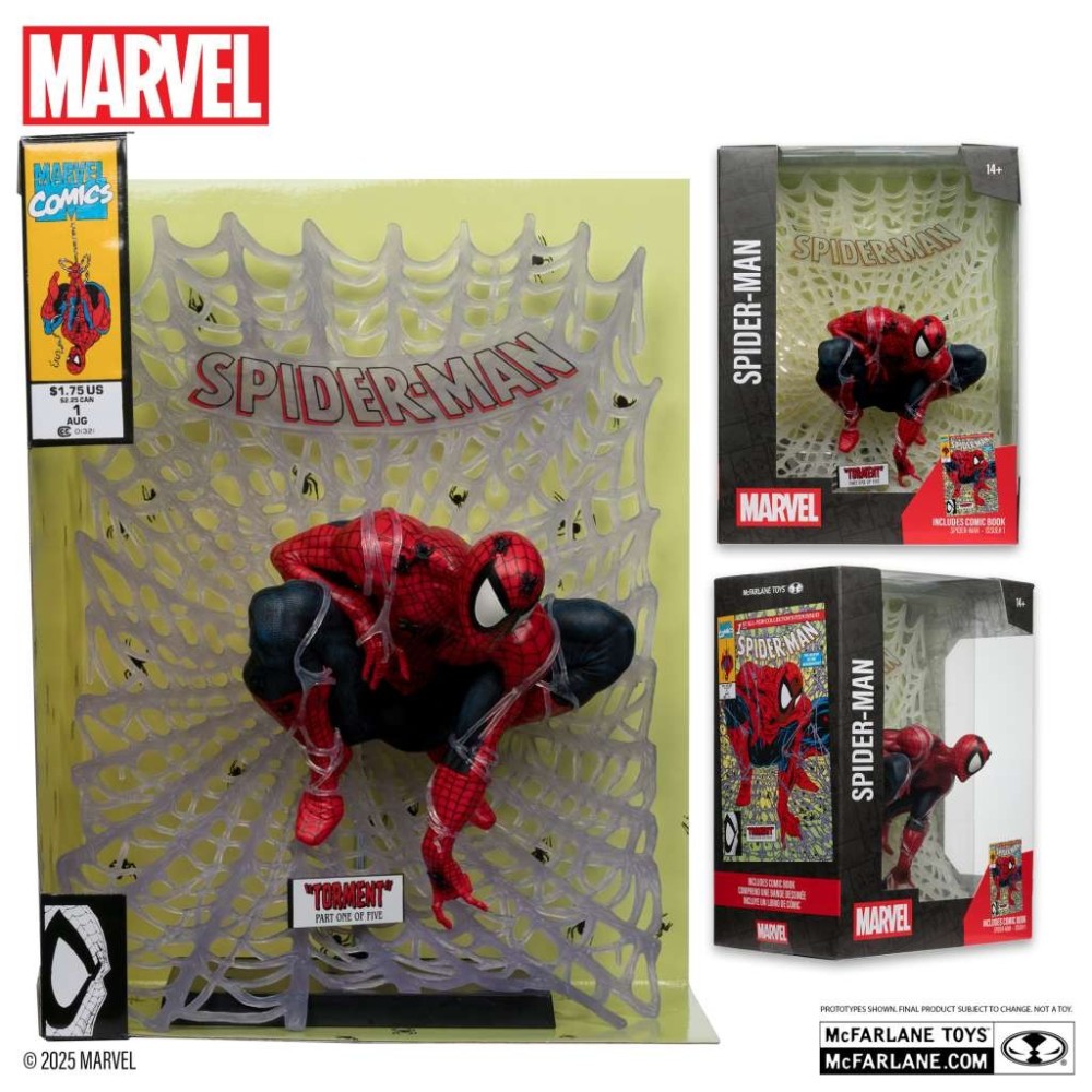 MC FARLANE MARVEL COLLECTION PVC STATUE SPIDER-MAN (SPIDER-MAN 1) 1/6 SCALE STATUE FIGURE