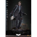 HOT TOYS THE DARK KNIGHT MOVIE MASTERPIECE THE JOKER BANK ROBBER VERSION 1/6 30CM ACTION FIGURE