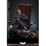 HOT TOYS THE DARK KNIGHT MOVIE MASTERPIECE THE JOKER BANK ROBBER VERSION 1/6 30CM ACTION FIGURE