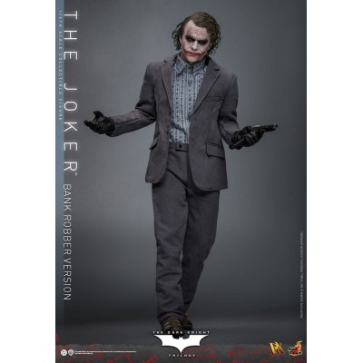 THE DARK KNIGHT MOVIE MASTERPIECE THE JOKER BANK ROBBER VER. 30CM ACTION FIGURE HOT TOYS