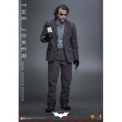 THE DARK KNIGHT MOVIE MASTERPIECE THE JOKER BANK ROBBER VER. 30CM ACTION FIGURE HOT TOYS