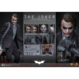 HOT TOYS THE DARK KNIGHT MOVIE MASTERPIECE THE JOKER BANK ROBBER VERSION 1/6 30CM ACTION FIGURE