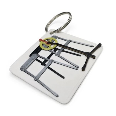 MYAGG TEL CHI EL TELUN SUBARU BARACCA KEYCHAIN