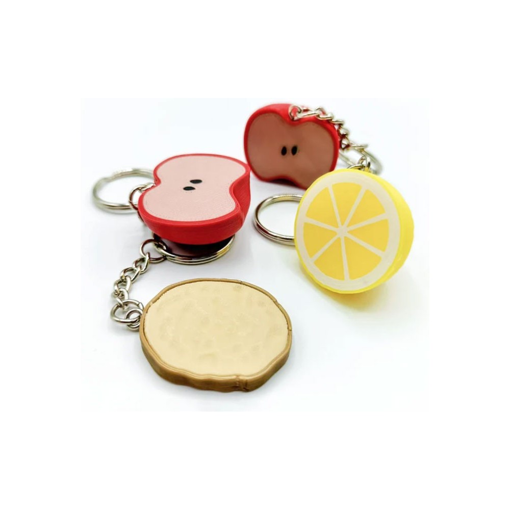 MYAGG TRE UOMINI E UNA GAMBA MITO DI PLATONE SET 4X KEYCHAIN 3D REPLICA