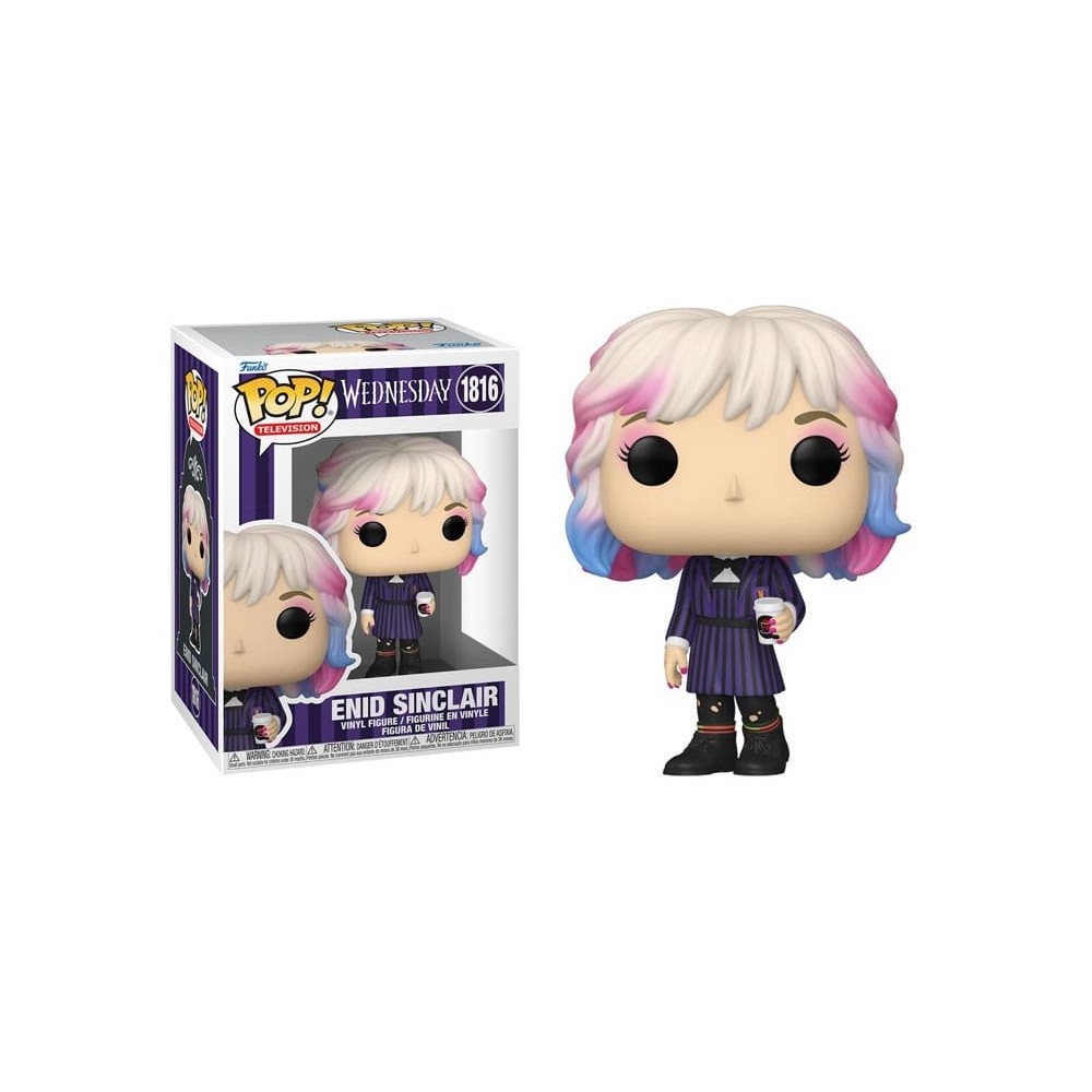 FUNKO FUNKO POP! TELEVISION WEDNESDAY ENID SINCLAIR PVC BOBBLE HEAD FIGURE